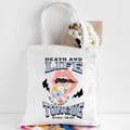Death And Life Tongue Christian Canvas Tote Bag