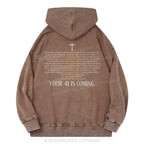 Your 41 Is Coming Christian Washed Hoodie