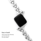 Sleek Geo Metal Watch Band for Apple Watch