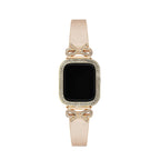 Shiny Rhinestones Half-Wrapped Apple Watch Case