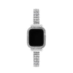 Shiny Rhinestones Half-Wrapped Apple Watch Case