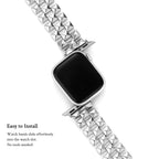 Stainless Steel Diamond Watch Band