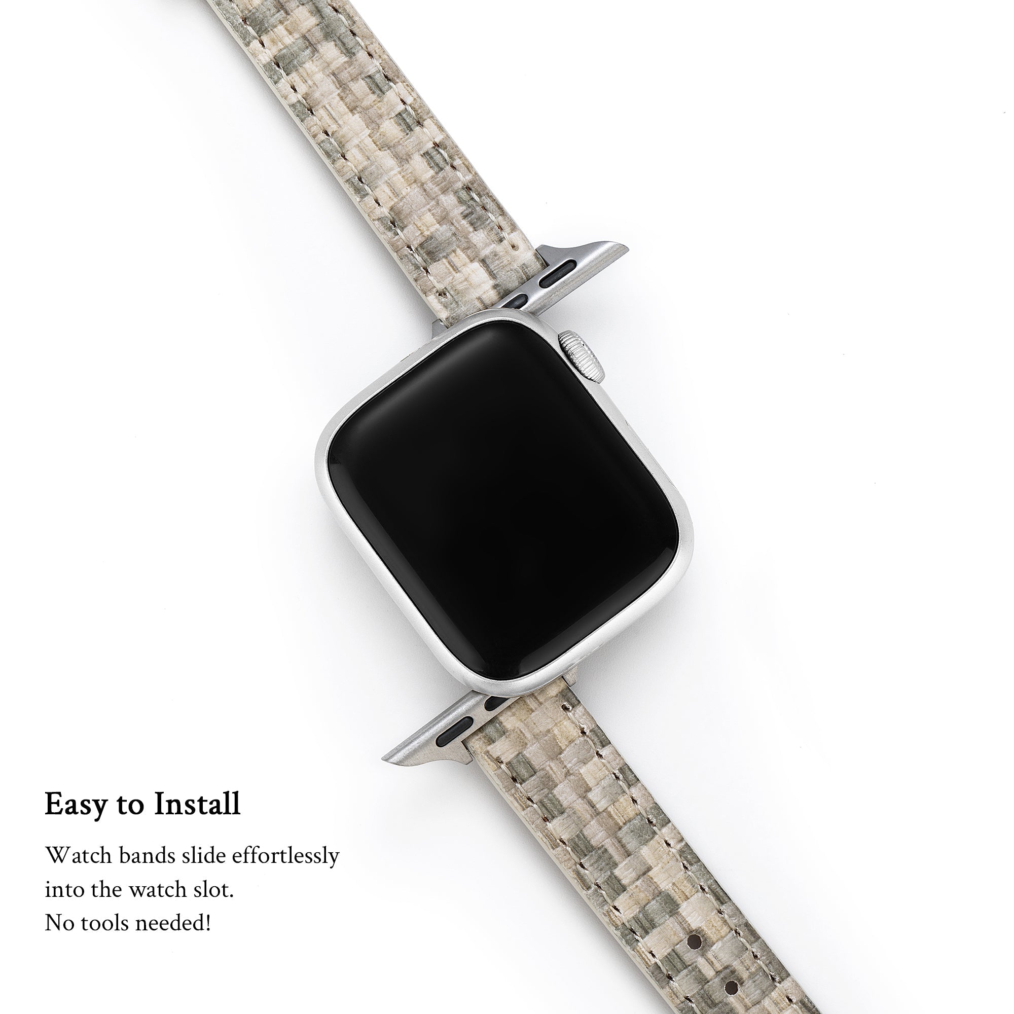 Woven Leather Watch Band for Apple Watch