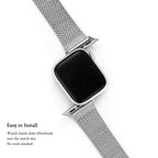 Polished Stainless Steel Watch Band for Apple Watch