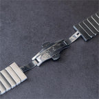 Stainless Steel Butterfly Buckle Band For Apple Watch