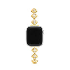 Rhinestone Geo Copper Watch Band