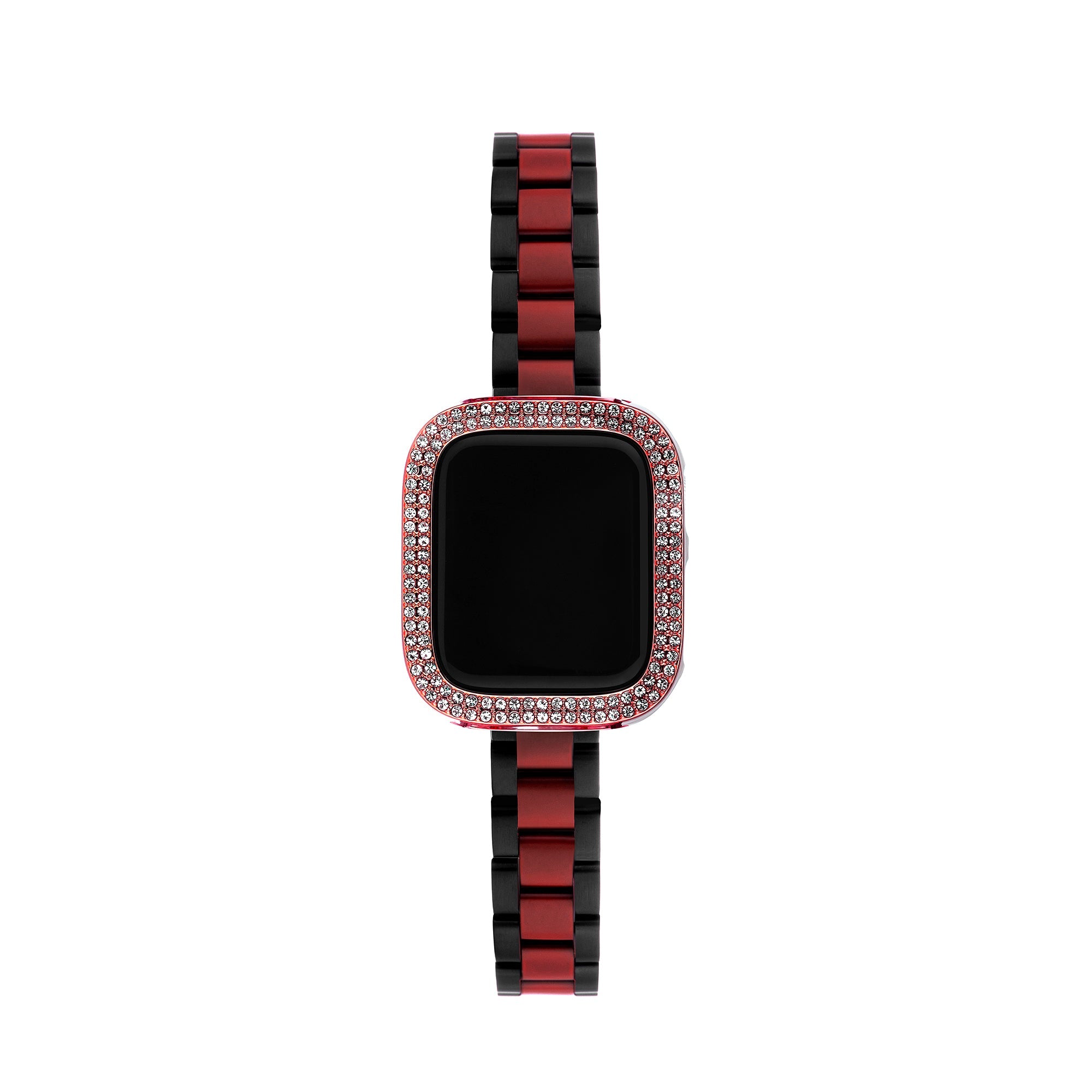 Shiny Rhinestones Half-Wrapped Apple Watch Case