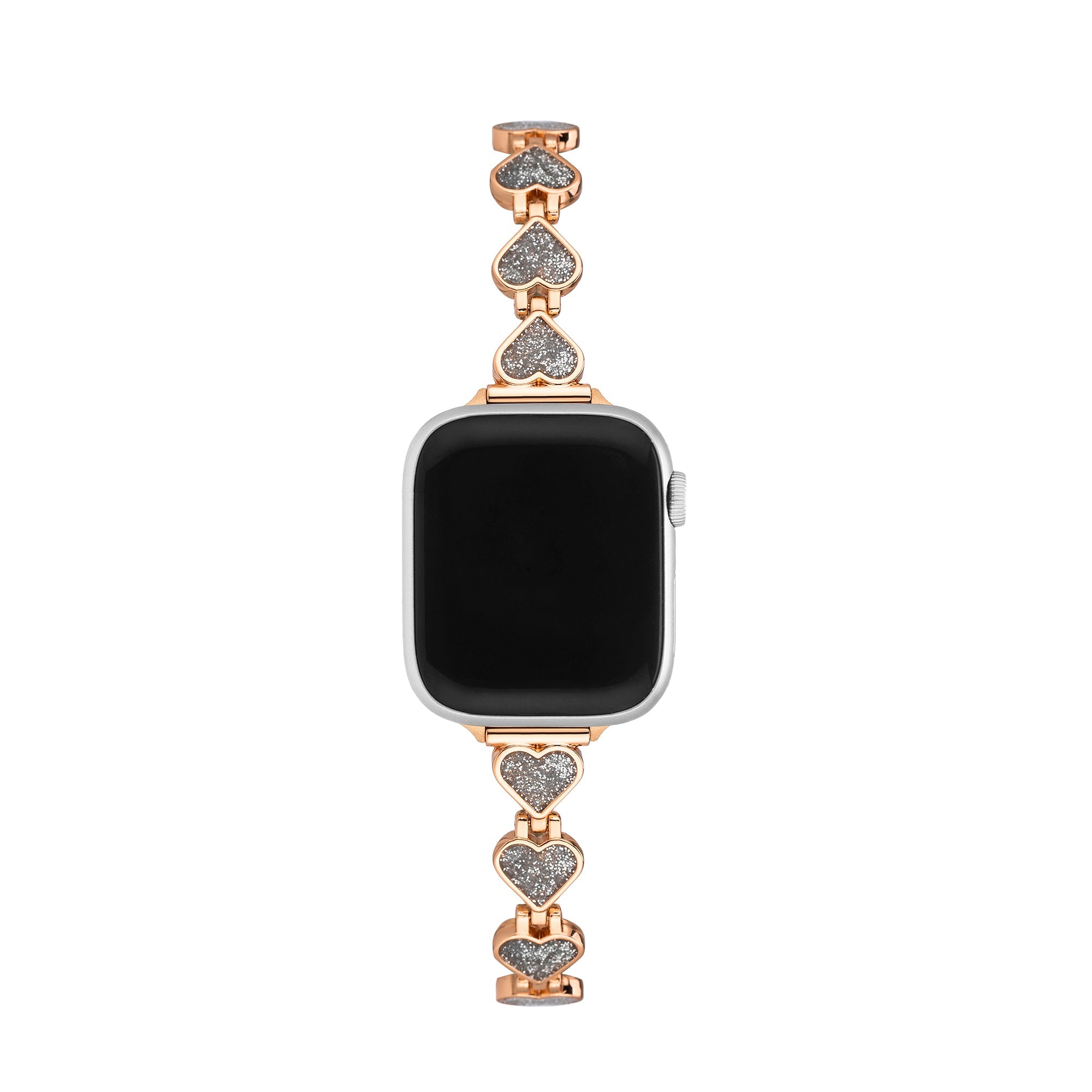 Glitter Love Metal Watch Band for Apple Watch