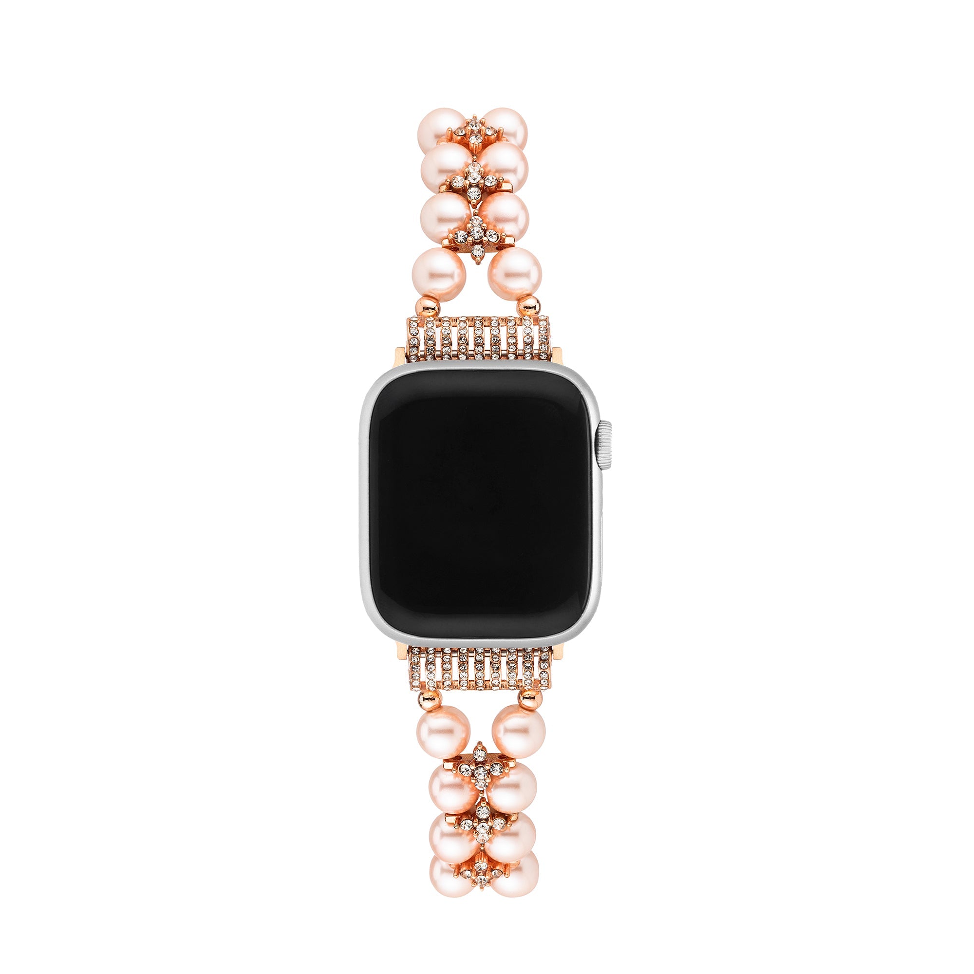 Pearl adorned Rhinestone Watch Band for Apple Watch