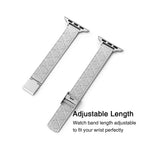 Diamond Textured Stainless Steel Watch Band for Apple Watch