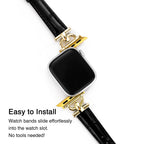 Classical Bamboo Grainy Watch Band for Apple Watch