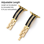 Rhinestone Adorned Classic Watch Band for Apple Watch