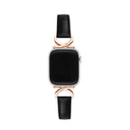 Bamboo Grainy Patent Leather Watch Band for Apple Watch