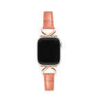 Bamboo Grainy Patent Leather Watch Band for Apple Watch