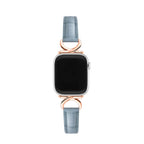 Bamboo Grainy Patent Leather Watch Band for Apple Watch