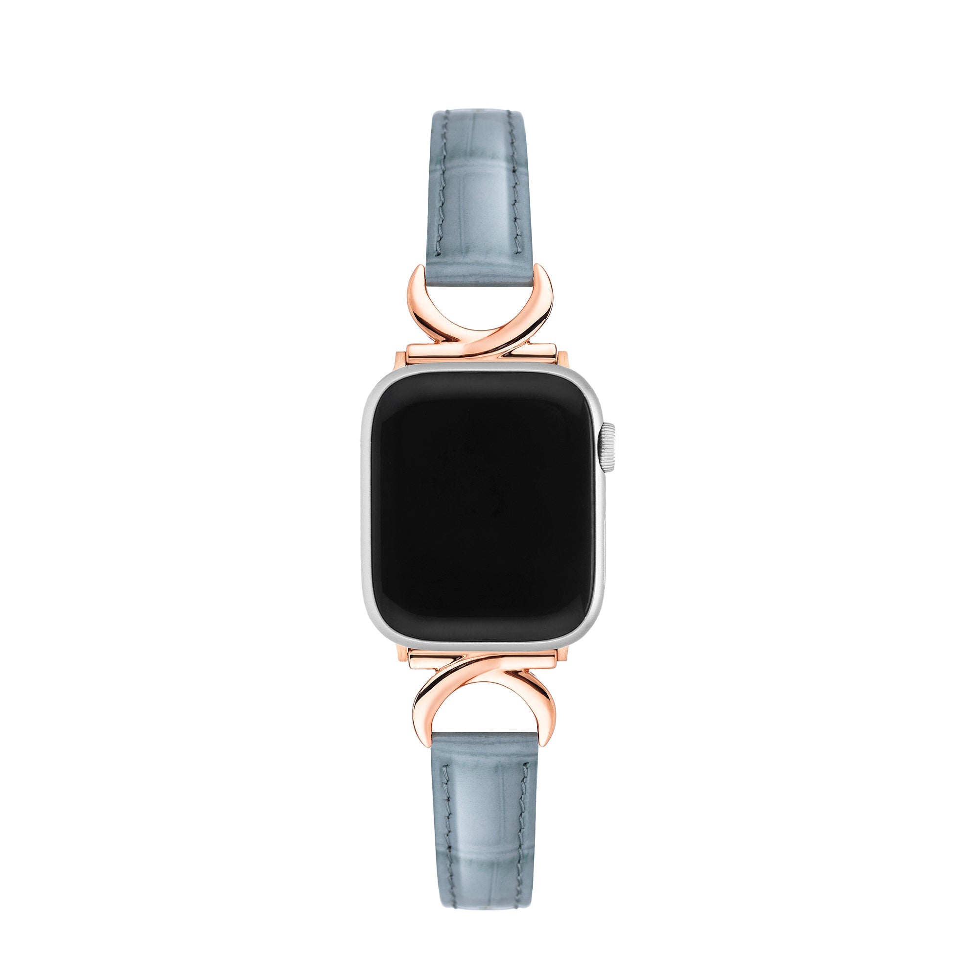 Bamboo Grainy Patent Leather Watch Band for Apple Watch