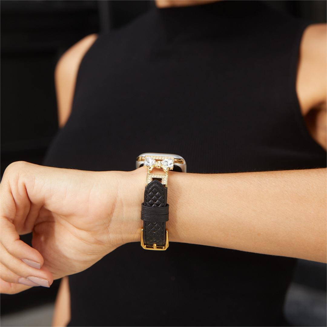 Bowknot Leather Watch Band for Apple Watch