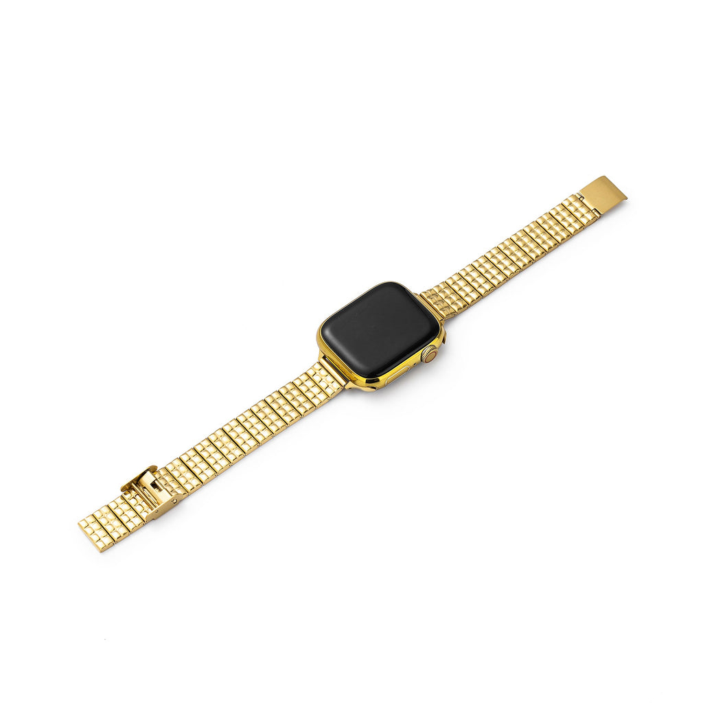 Modern Embossing Metal Watch Band