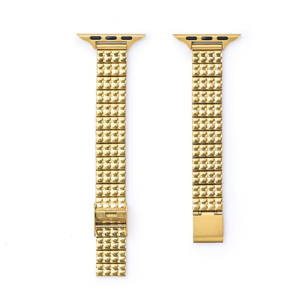 Modern Embossing Metal Watch Band