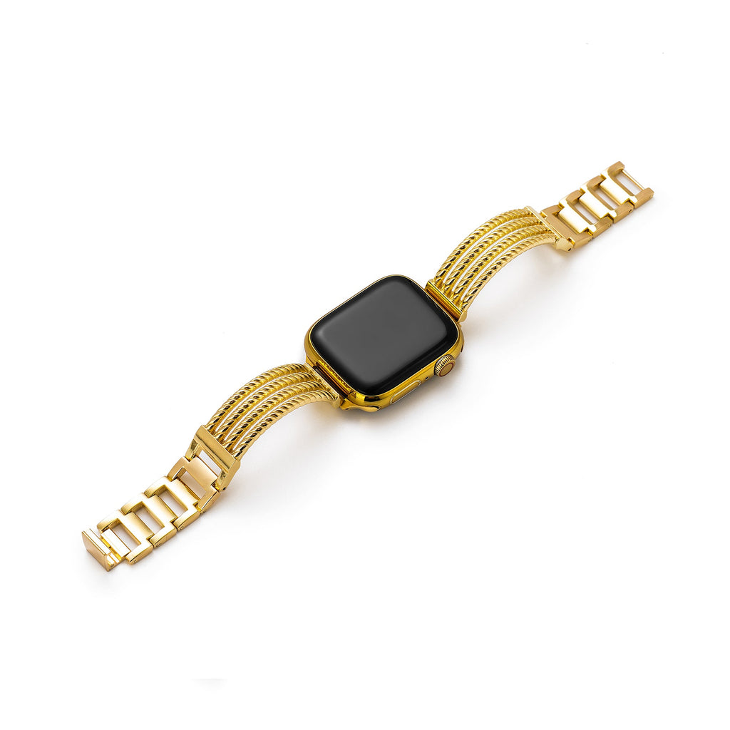 Sculpted Beam Metal Watch Band for Apple Watch