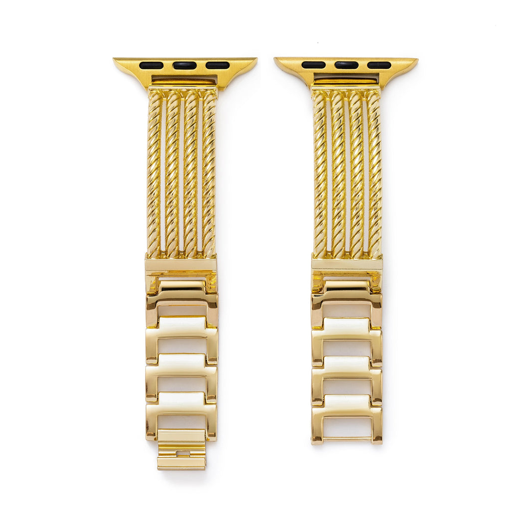 Sculpted Beam Metal Watch Band for Apple Watch