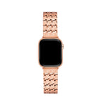 Stainless Steel Houndstooth Watch Band