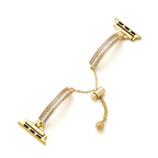 Dazzling Zircon Copper Watch Band