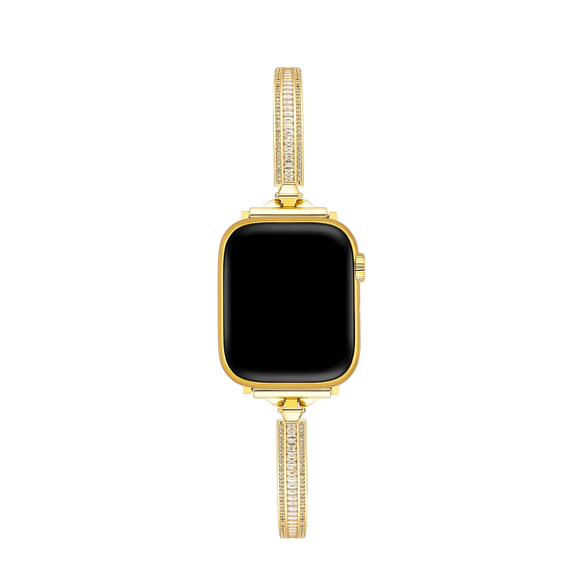 Dazzling Zircon Copper Watch Band