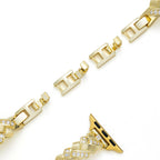 Sparkling Braided Metal Watch Band for Apple Watch
