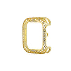 Rhinestone Filigree Half-Wrapped Watch Case