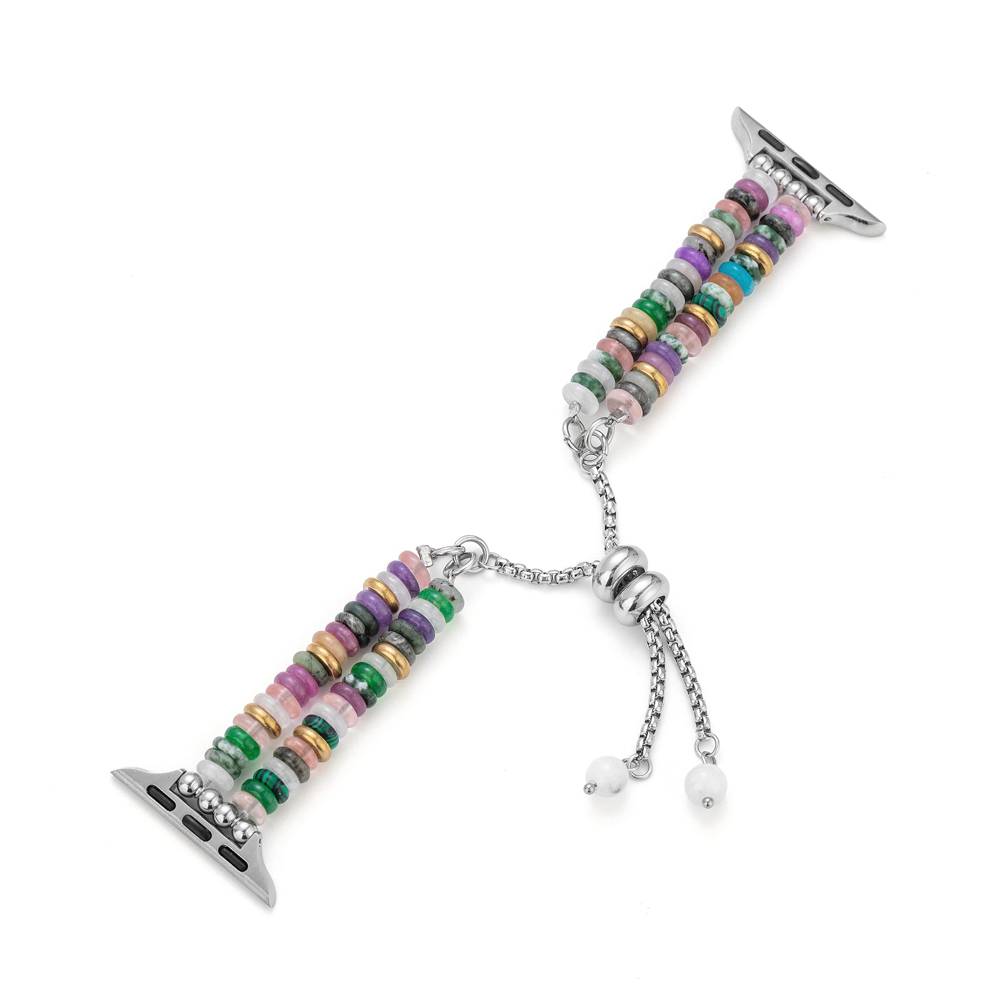 Rainbow Natural Stone Watch Band for Apple Watch