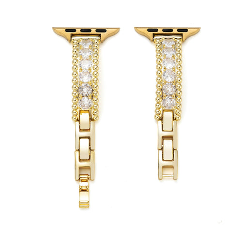 Beadline Zircon Copper Watch Band for Apple Watch