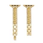 Shimmering Chain Metal Watch Band
