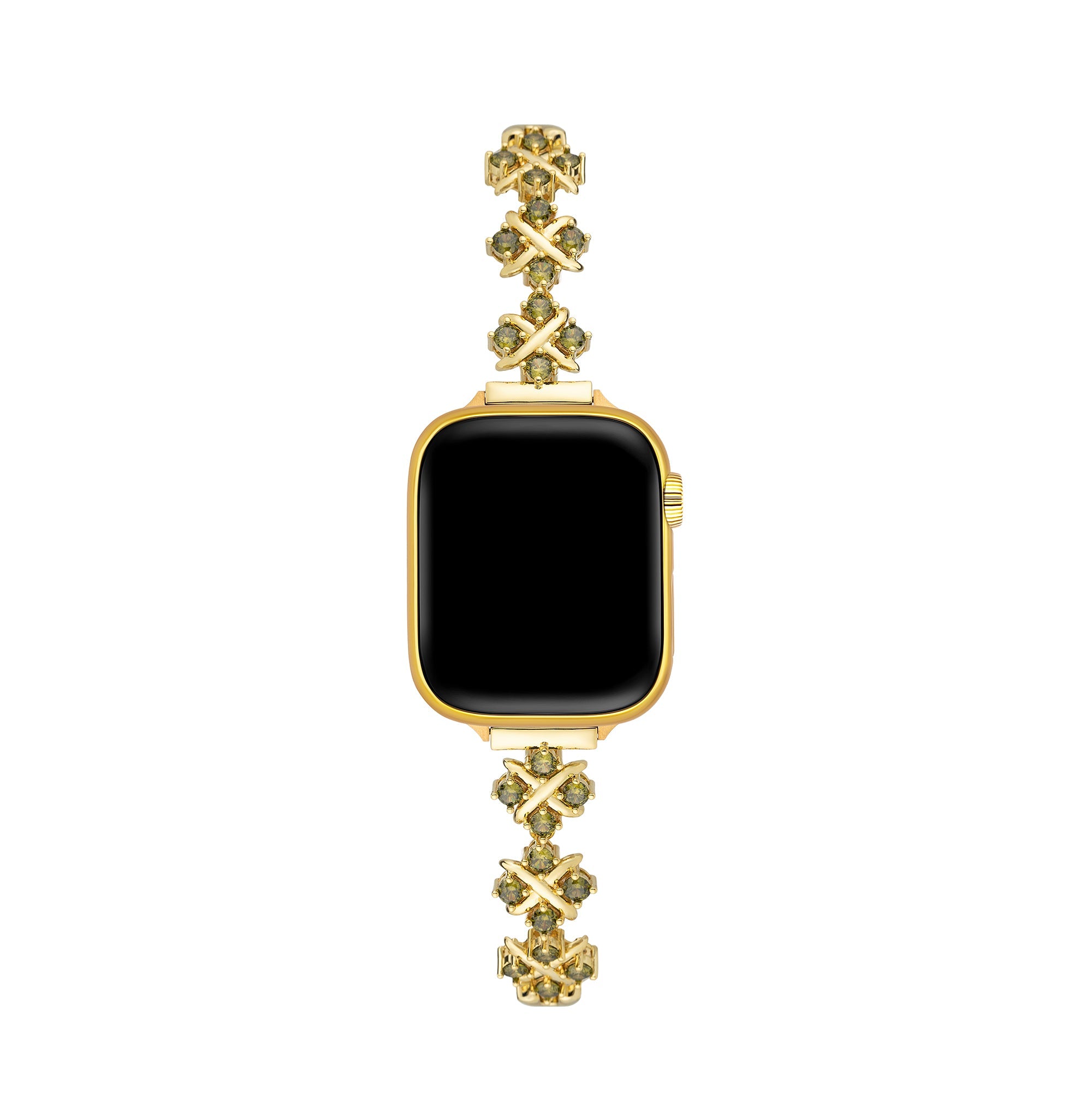 Zircon Petals Copper Watch Band