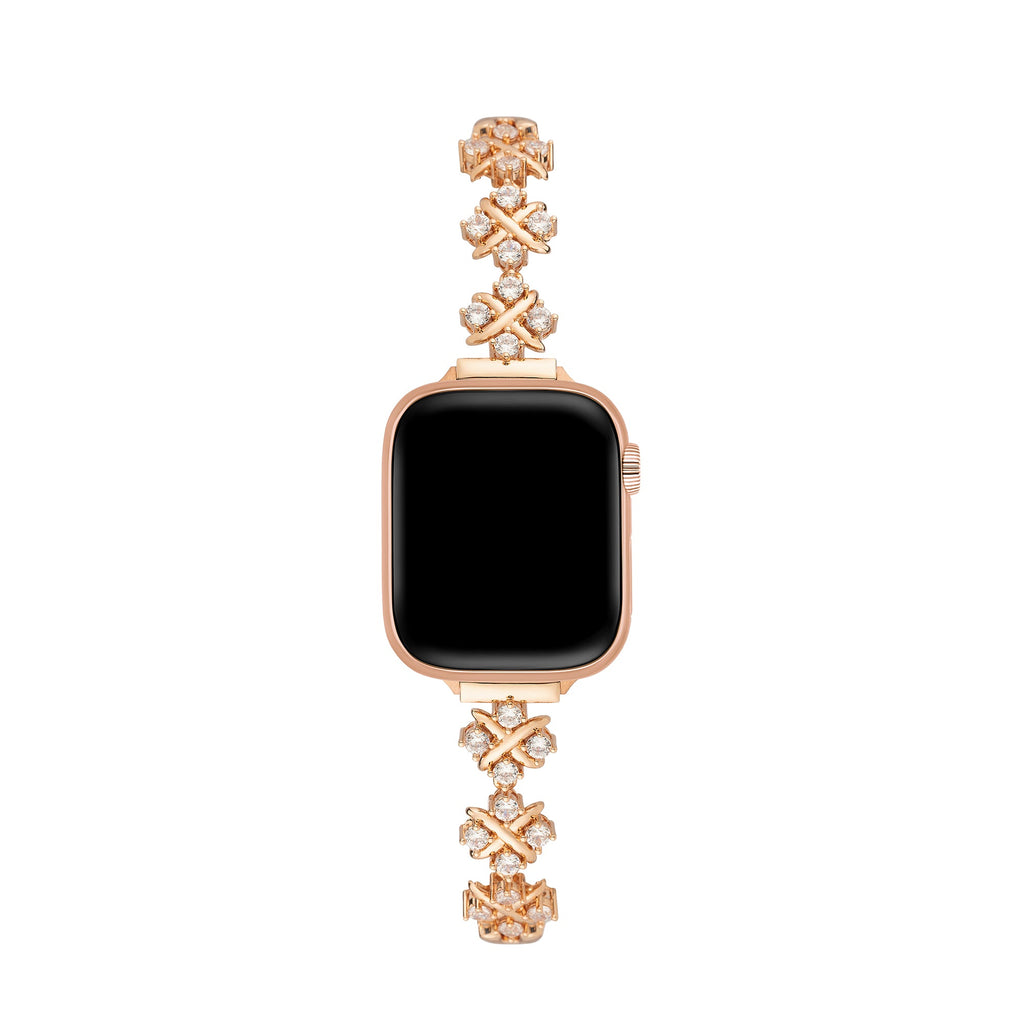Zircon Petals Copper Watch Band