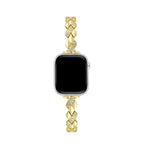 Gleaming Diamond Metal Watch Band