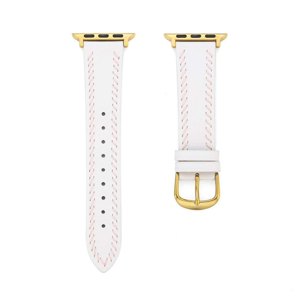Unisex Stitching Leather Watch Band for Apple Watch