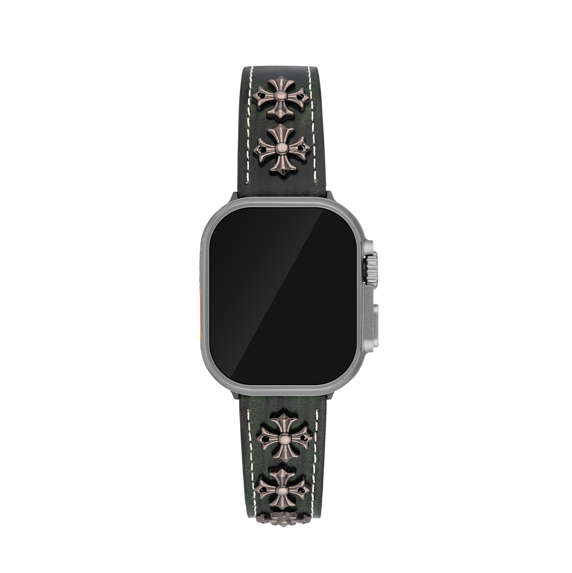 Unisex Cross Leather Watch Band for Apple Watch