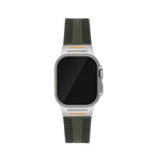 Men's Textured Silicone Watch Band