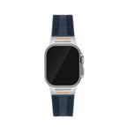 Men's Textured Silicone Watch Band