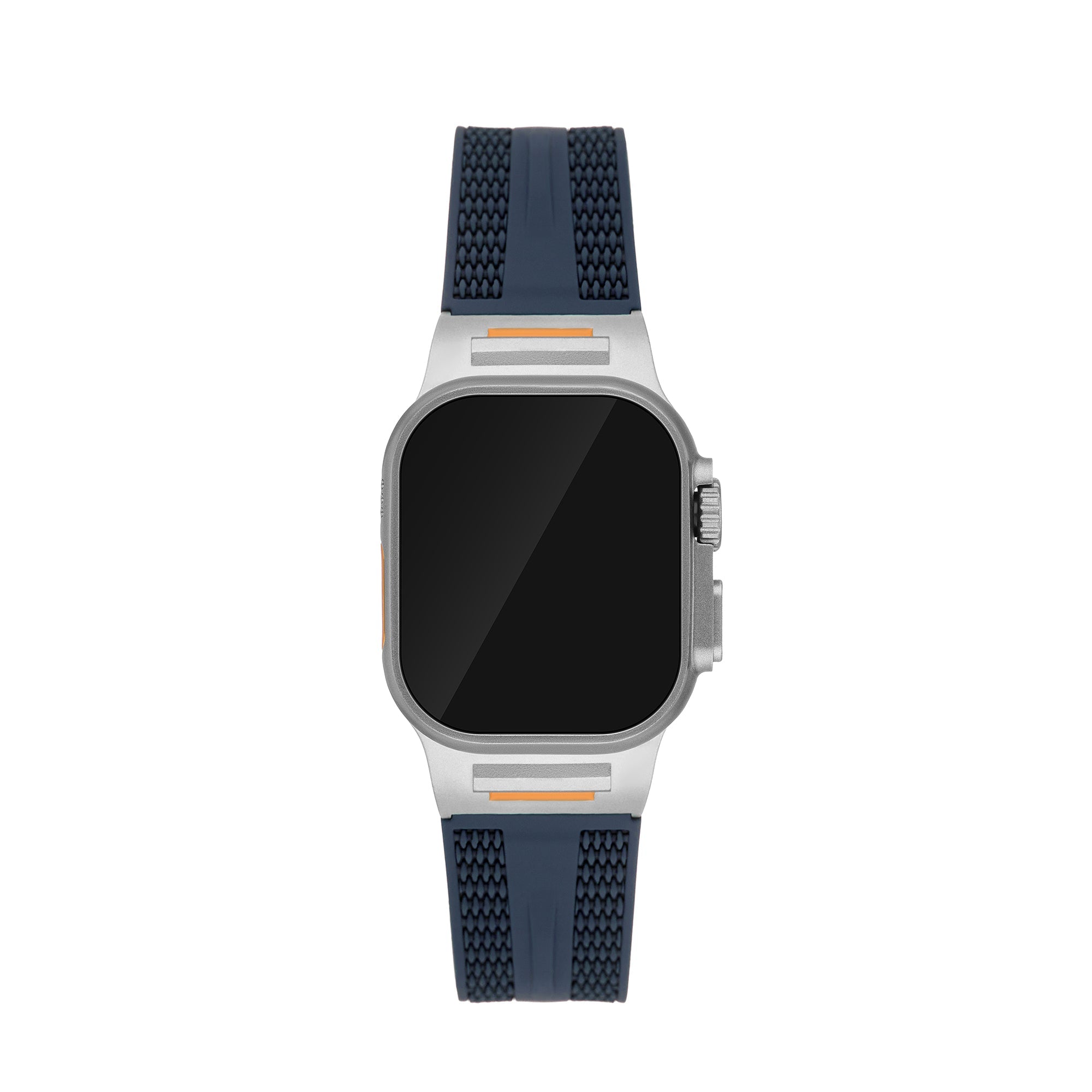 Men's Textured Silicone Watch Band