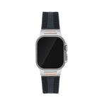 Men's Textured Silicone Watch Band