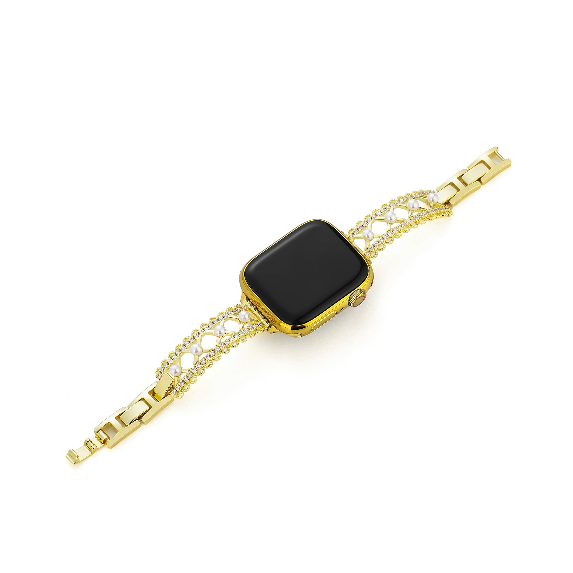 Lace-Inspired Pearl Watch Band for Apple Watch