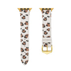 Leopard Print Leather Watch Band for Apple Watch