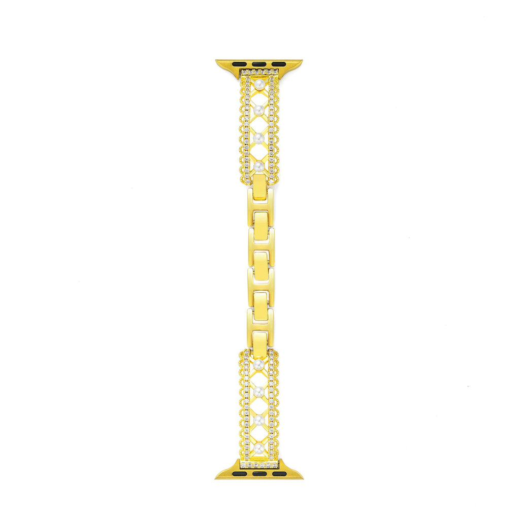 Lace-Inspired Pearl Watch Band for Apple Watch