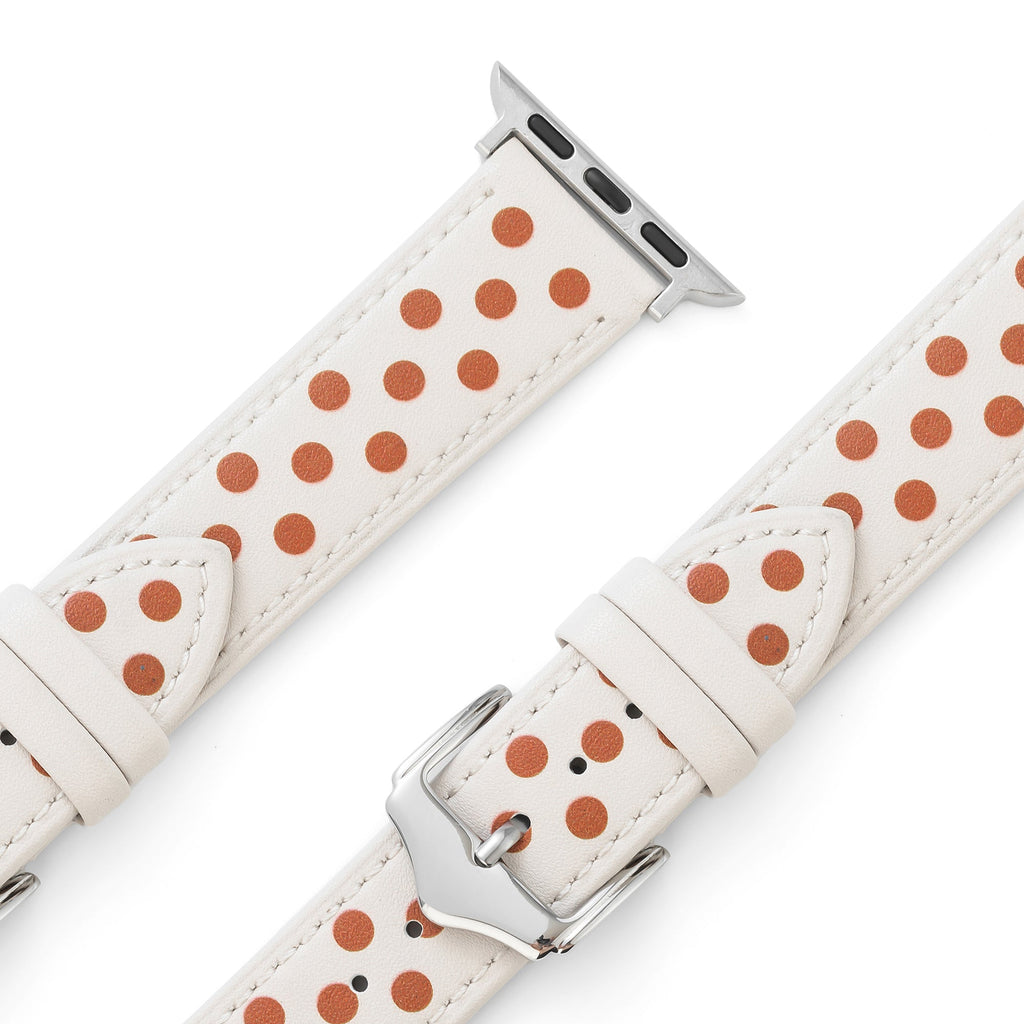 Polka Dot Leather Watch Band for Apple Watch