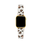 Leopard Print Leather Watch Band for Apple Watch