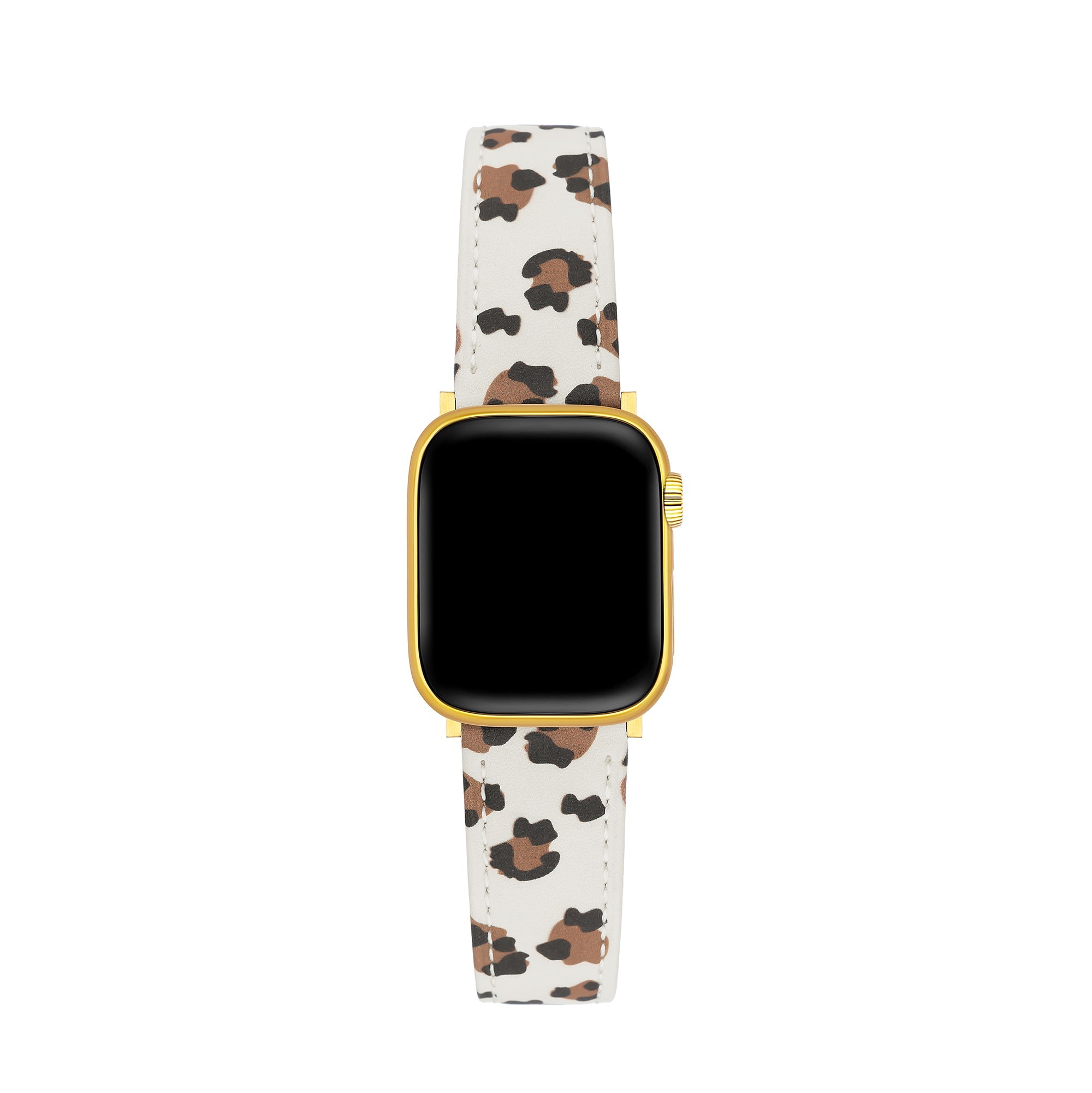 Leopard Print Leather Watch Band for Apple Watch