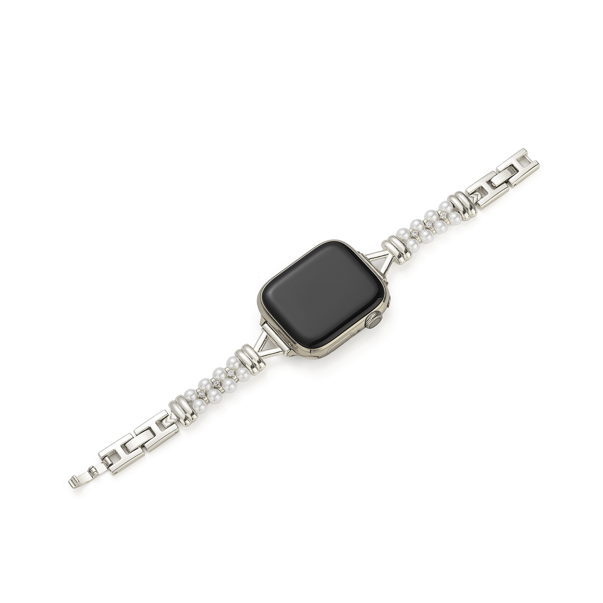 Pearly Metal Watch Band for Apple Watch
