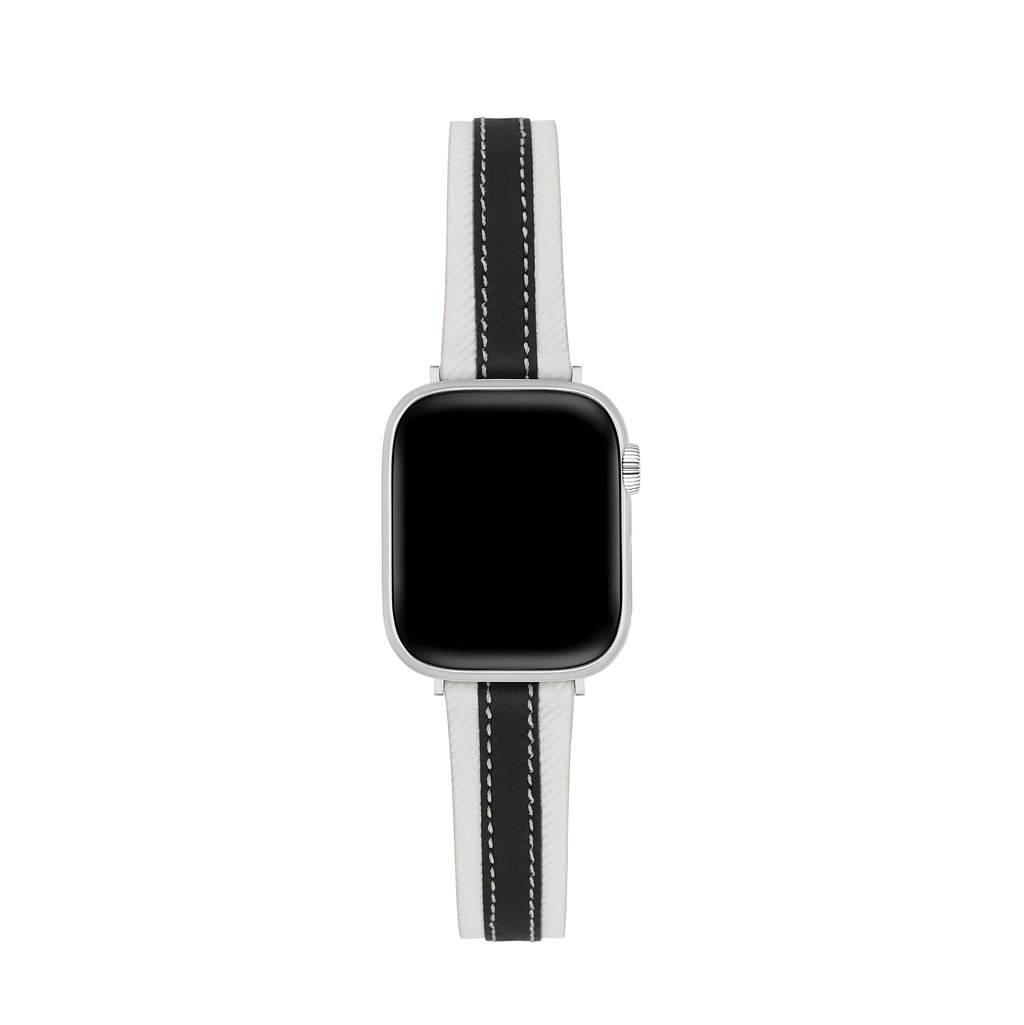 Women's Stitched Leather Watch Band for Apple Watch